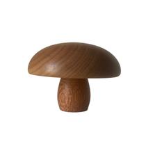 Cogumelo Arredondado em Madeira 10cm - Digon Store