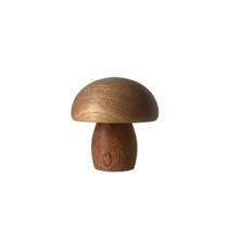 Cogumelo Arredondado em Madeira 7cm - Digon Store