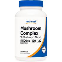 Cogumelo Mushroom Complex 5,550 mg 120 Capsulas Nutricost