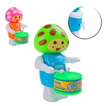 Cogumelo Plástico à Corda com Tambor Color - Tudo em Caixa