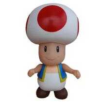 Cogumelo Toad 20cm Articulado Super Size - Boneco Mario