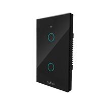 COIBEU Tuya WiFi Interruptor De Luz Inteligente 2 gang Wall Touch Switch Trabalho Com Alexa Google Home