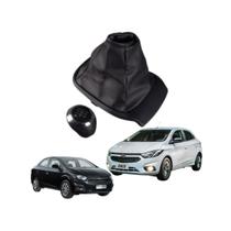 Coifa Alavanca Cambio Preta com Base Preta Manopla 6 Marchas Preta com Aro Cromado Preta Onix Joy e Joy Plus 2020 a 2021 Coifa Alavanca Cambio Preta com Base Preta Manopla 6 Marchas Preta com Aro Cromado Preta Onix Joy e Joy Plus 2020 a 2021