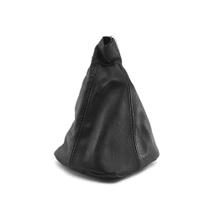 Coifa Alavanca Couro Preta Com Manopla Tempra 1992 A 1999