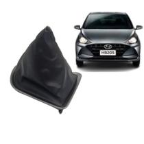 Coifa Câmbio Hyundai Hb20 1.6 2013/2019 Preta Com Base Cinza Sem Bucha(900933)