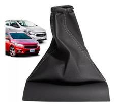 Coifa Cambio Onix Prisma 2013 14 15 A 2019 Preta Linha Cinza