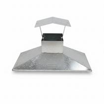 Coifa Chapéu Galvanizado Espetinho Móvel Chaminé Churrasc