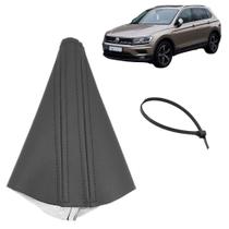 Coifa Couro Para Alavanca Câmbio Automático Tiguan 2010 2011 2012 2013 2014 2015 2016 2017