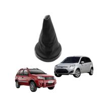 Coifa Da Alavanca Do Cambio Napa Preta Aro Preto Ecosport e Fiesta 2003 a 2011