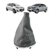 Coifa de Câmbio sem Manopla Grand Siena 2012 a 2018 Novo Palio G5 2012 a 2017 Cinza com Base Cromada Coifa de Câmbio sem Manopla Grand Siena 2012 a 2018 Novo Palio G5 2012 a 2017 Cinza com Base Cromada