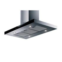 Coifa de Ilha Brastemp 100 cm Inox 5 e 6 bocas com Painel Touch on Glass - BAF10AR -
