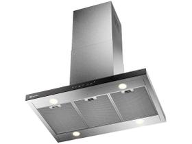 Coifa de Ilha Electrolux 90cm Inox Experience com Inteligência Artificial e Alto Poder Sucção (CE9IF)