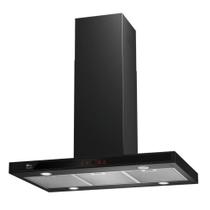 Coifa De Ilha Fischer Platinium Ebony 90 Cm Preto 127V