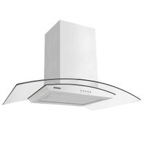 Coifa de Ilha Tramontina New Vetro Isla em Aço Inox e Vidro Temperado 90 cm 127V 95800019
