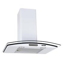 Coifa De Parede 60cm Vidro Curvo Slim Fogatti Branco 220V