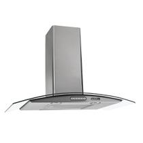 Coifa de Parede 75cm Vidro Curvo Duto Slim Nardelli Inox Coifa de Parede 75cm Vidro Curvo Duto Slim Nardelli Inox