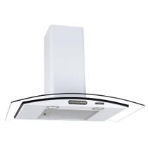 Coifa de Parede 75cm Vidro Curvo Slim Fogatti Branco Coifa de Parede 75cm Vidro Curvo Slim Fogatti Branco