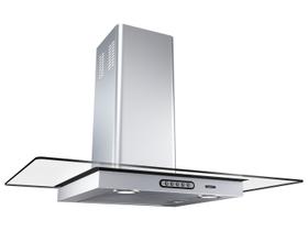 Coifa De Parede 80cm Vidro Reto Duto Slim Fogatti Inox 110V Coifa De Parede 80cm Vidro Reto Duto Slim Fogatti Inox 110V