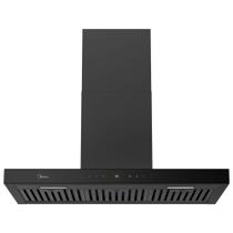 Coifa de Parede 90cm Black Inox Smart Pro Touch Midea