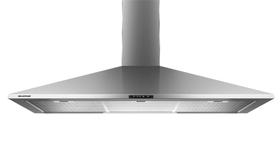 Coifa de Parede Brastemp 90 cm Inox piramidal 5 e 6 bocas com duplo filtro - BAI91BR