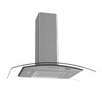Coifa de Parede Clean Vidro Curvo 80cm 140W Fogatti Coifa de Parede Clean Vidro Curvo 80cm 140W Fogatti