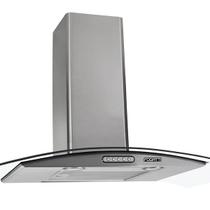 Coifa De Parede Depurador Exaustor Inox 90cm Fogatti Vidro Curvo