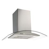 Coifa de parede esmeralda touch 80cm vidro 3 velocidades suggar tp3081ix inox 127v