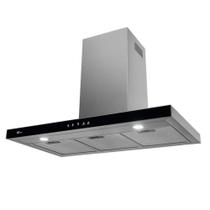 Coifa De Parede Fischer Infinity 90cm 220v Vidro Com Touch Screen Cor Preto 19902 (22550) Coifa De Parede Fischer Infinity 90cm 220v Vidro Com Touch Screen Cor Preto 19902 (22550)