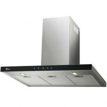 Coifa de parede fischer infinity 90cm vidro preto 127v