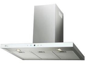 Coifa de Parede Fischer Infinity Vidro Digital Touch Branco 90CM