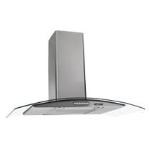 Coifa de Parede Fogatti 80cm Vidro Curvo Duto Slim Inox Coifa de Parede Fogatti 80cm Vidro Curvo Duto Slim Inox