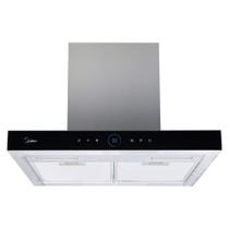 Coifa de Parede Midea 60cm com 03 Velocidades, Smart Pro Touch Inox e Preto - MH60M77AT22MW Coifa de Parede Midea 60cm com 03 Velocidades, Smart Pro Touch Inox e Preto - MH60M77AT22MW