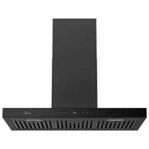 Coifa de Parede Midea 90cm Smart Pro Touch Preta - MH90M77 Coifa de Parede Midea 90cm Smart Pro Touch Preta - MH90M77