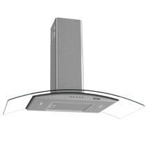 Coifa de Parede Nardelli 90cm Vidro Curvo Clean Kromanox Coifa de Parede Nardelli 90cm Vidro Curvo Clean Kromanox