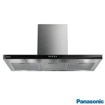 Coifa de Parede Panasonic 90 cm com 03 Velocidades, Design Premium Integrado Aço Inox + Black Glass - FV-9HSDB2 Coifa de Parede Panasonic 90 cm com 03 Velocidades, Design Premium Integrado Aço Inox + Black Glass - FV-9HSDB2