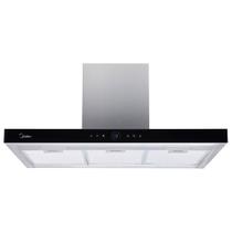 Coifa de Parede Smart Pro Touch Midea 90 cm com 03 Velocidades Inox e Preto - MH90M77A