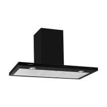 Coifa De Parede Suggar 90cm Granada Slim Touch Display Digital TP1192PT Preto 220v