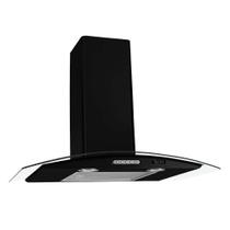 Coifa de Parede Terim Vidro Curvo Black Duto Slim 75 CM Coifa de Parede Terim Vidro Curvo Black Duto Slim 75 CM