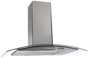 Coifa de Parede Vidro Curvo 75cm Fogatti Slim Inox 4 á 6 Bocas Coifa de Parede Vidro Curvo 75cm Fogatti Slim Inox 4 á 6 Bocas
