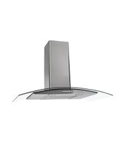 Coifa de Parede Vidro Curvo Fogatti Inox Duto Slim 90CM