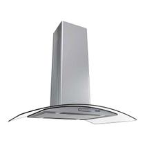 Coifa e Depurador Ilha em Inox e Vidro Curvo 90cm CIVC90 220V - Nardelli 50011410-2 Coifa e Depurador Ilha em Inox e Vidro Curvo 90cm CIVC90 220V - Nardelli 50011410-2