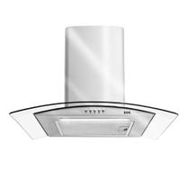 Coifa E Depurador Parede Vidro Curvo 220V 60Cm Eco60Pv Eos