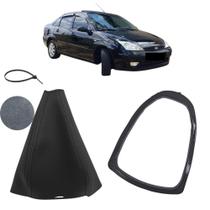 Coifa Em Couro Com Aro Base Alavanca Câmbio Manual Focus Gl 2000 Á 2009