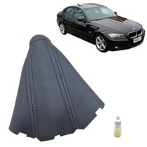Coifa em Couro (Legitimo e Sintético) para Alavanca Freio de Mão Bmw Série 3 320i 2006 a 2012