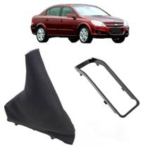 Coifa em material sintético e Aro Alavanca freio de mão Chevrolet Vectra elegance 2009 2010 2011