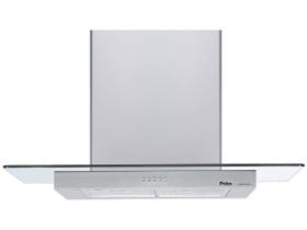 Coifa Flat Philco PCO90I 90cm Led Vidro Inox Exaustor e Depurador