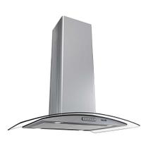 Coifa Ilha 75cm Vidro Curvo Nardelli Inox Coifa Ilha 75cm Vidro Curvo Nardelli Inox