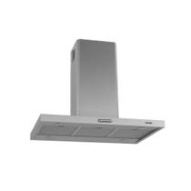 Coifa Ilha 90cm Retangular Inox , 3 Velocidades, Painel Touch e Iluminação Led Fogatti