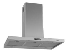 Coifa Ilha 90cm Retangular Inox Fogatti 3 Velocidades Painel Touch e Iluminação Led