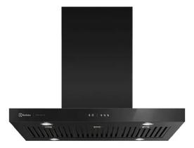 Coifa Ilha Electrolux 90civ 90cm Preta Touch 220v Preto 220v Coifa Ilha Electrolux 90civ 90cm Preta Touch 220v Preto 220v